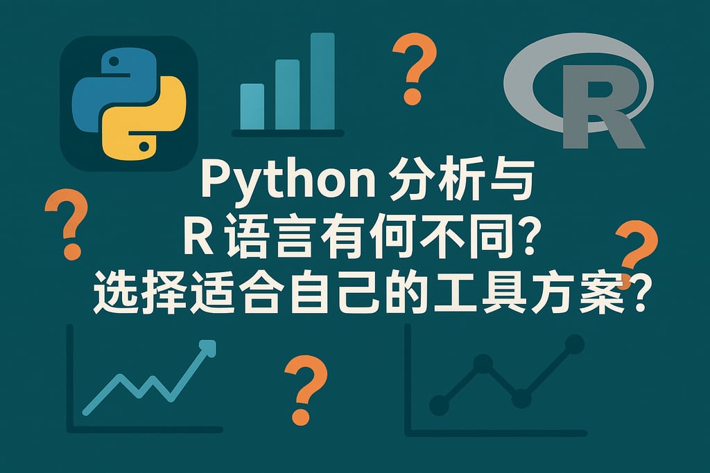 Python分析与R语言有何不同？选择适合自己的工具方案？