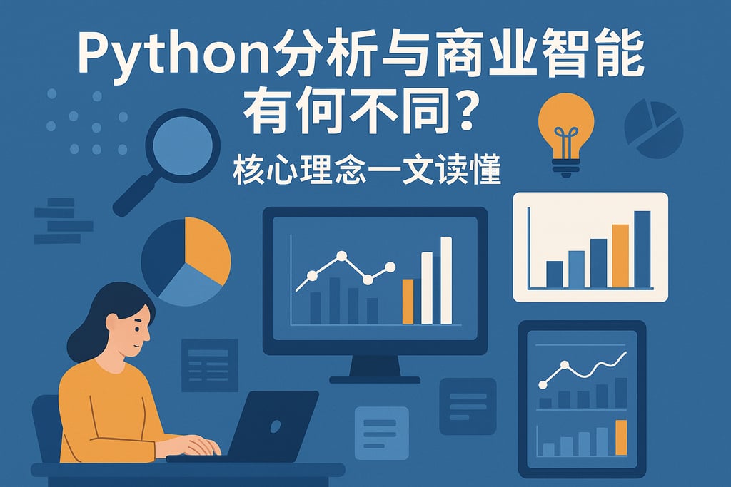 Python分析与商业智能有何不同？核心理念一文读懂