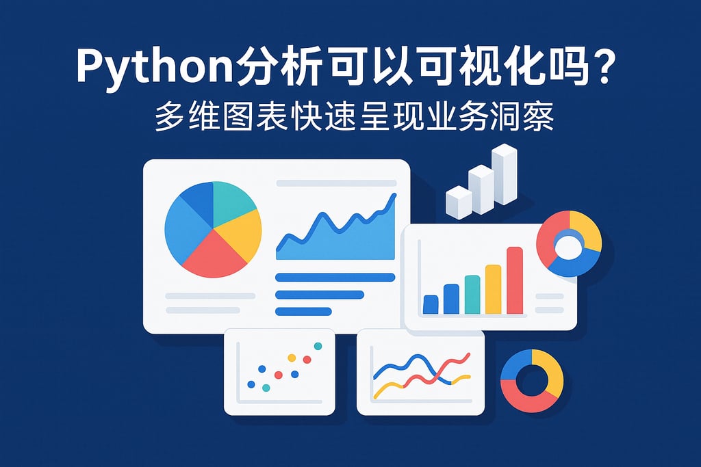 Python分析可以可视化吗？多维图表快速呈现业务洞察