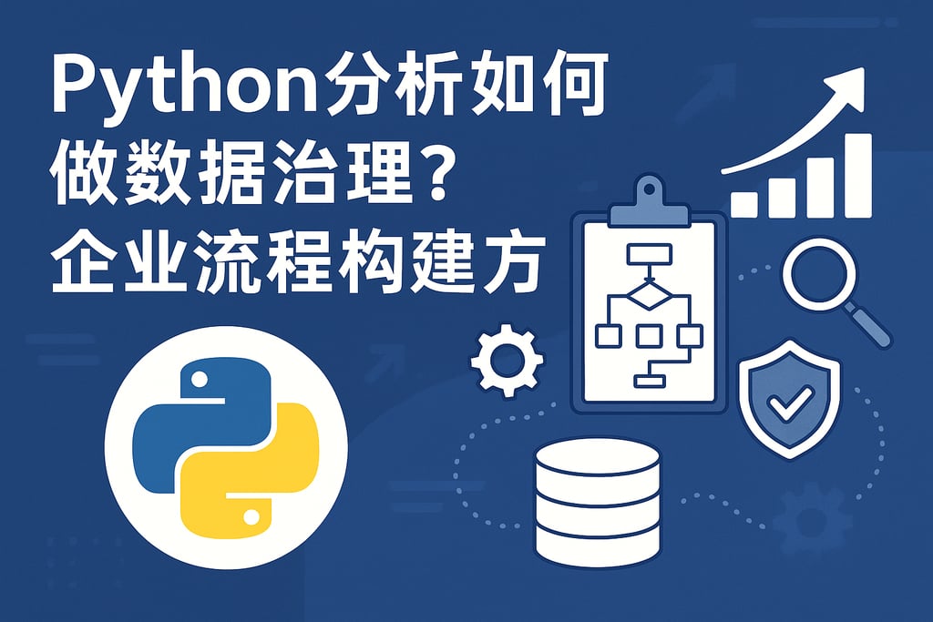 Python分析如何做数据治理？企业流程构建方法