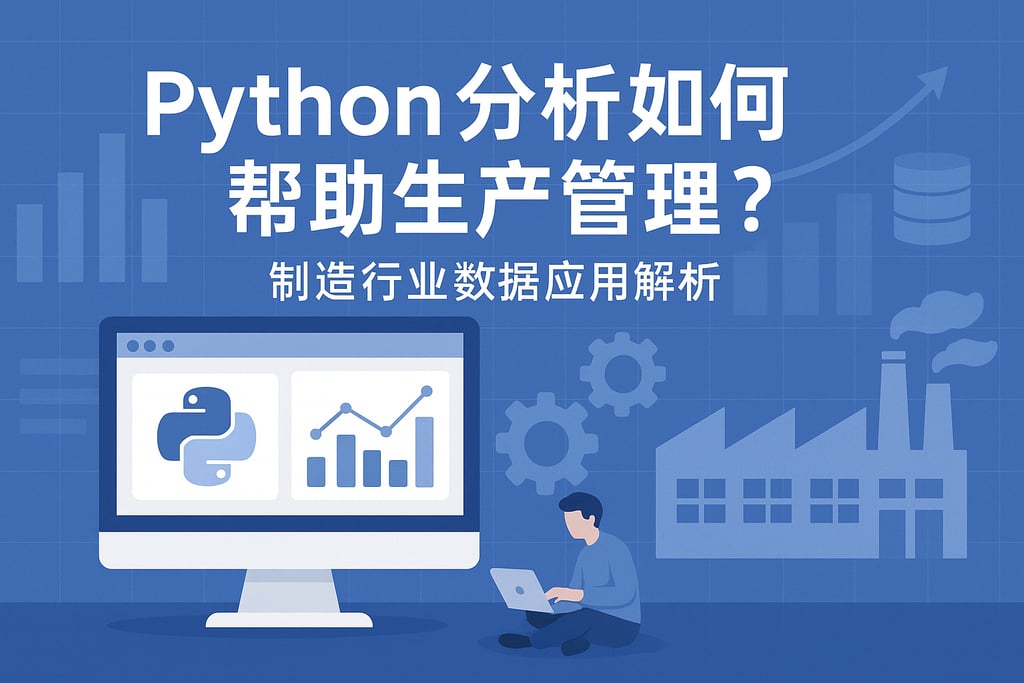 Python分析如何帮助生产管理？制造行业数据应用解析