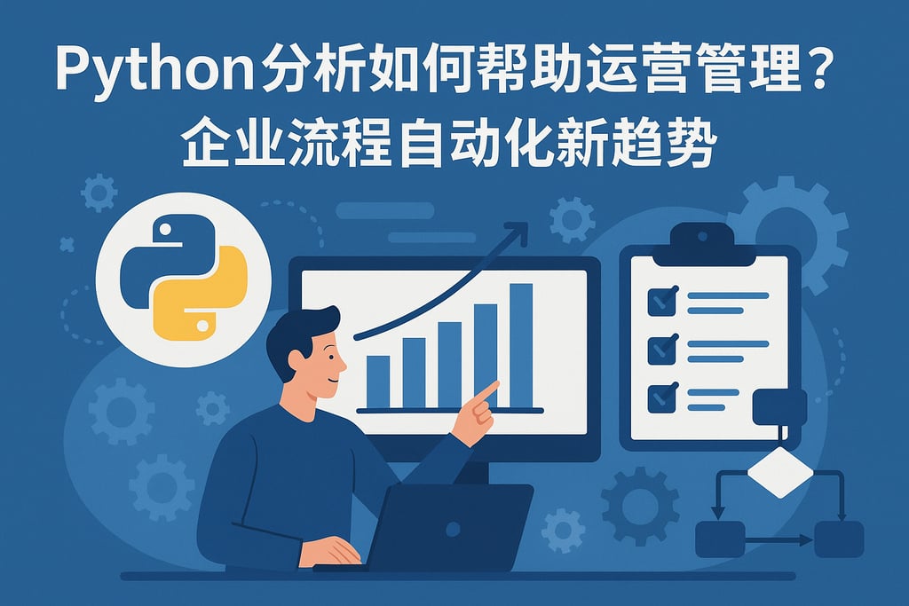 Python分析如何帮助运营管理？企业流程自动化新趋势