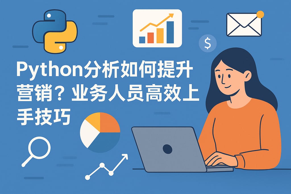 Python分析如何提升营销？业务人员高效上手技巧