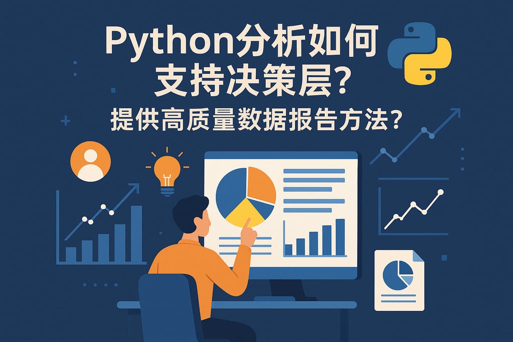 Python分析如何支持决策层？提供高质量数据报告方法？