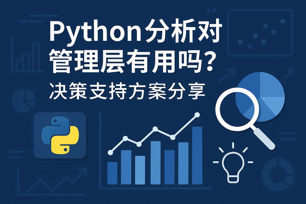 Python分析对管理层有用吗？决策支持方案分享