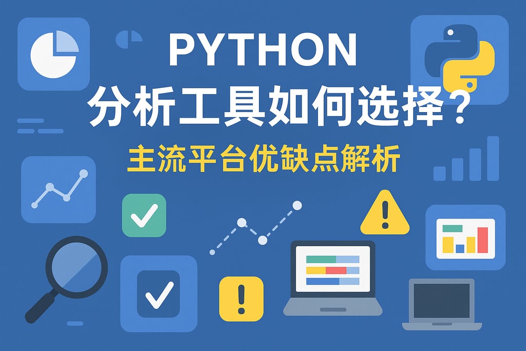 Python分析工具如何选择？主流平台优缺点解析