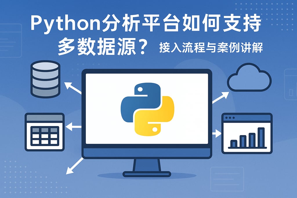 Python分析平台如何支持多数据源？接入流程与案例讲解