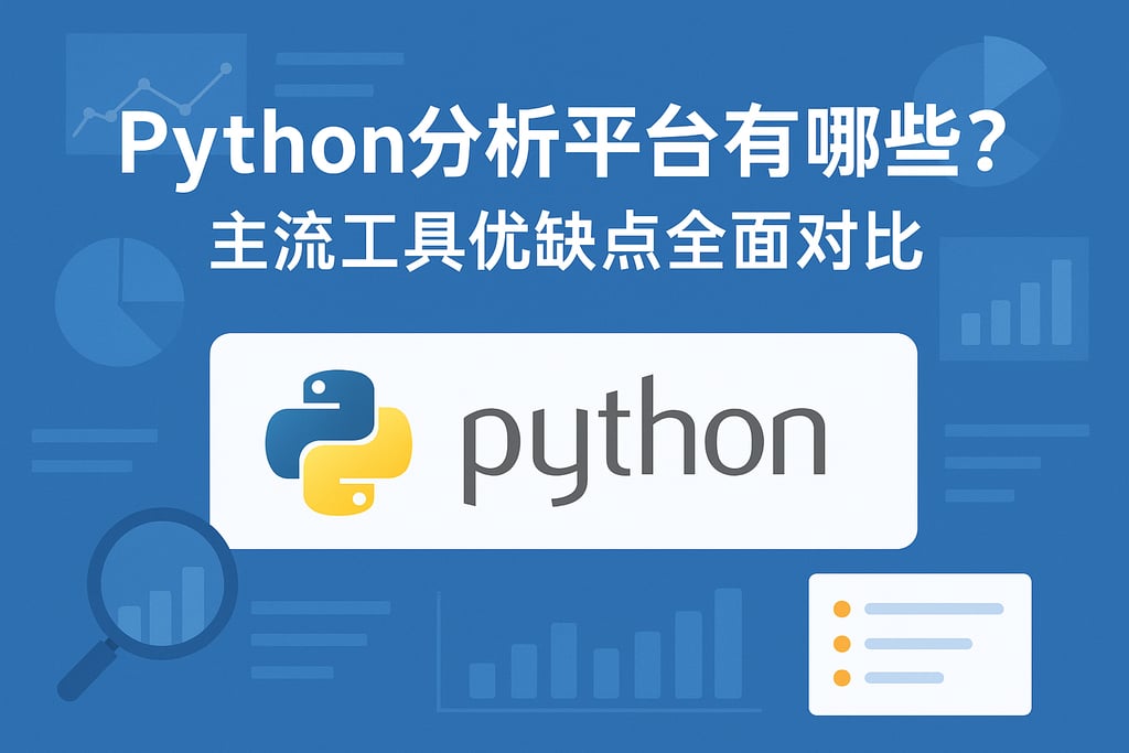 Python分析平台有哪些？主流工具优缺点全面对比