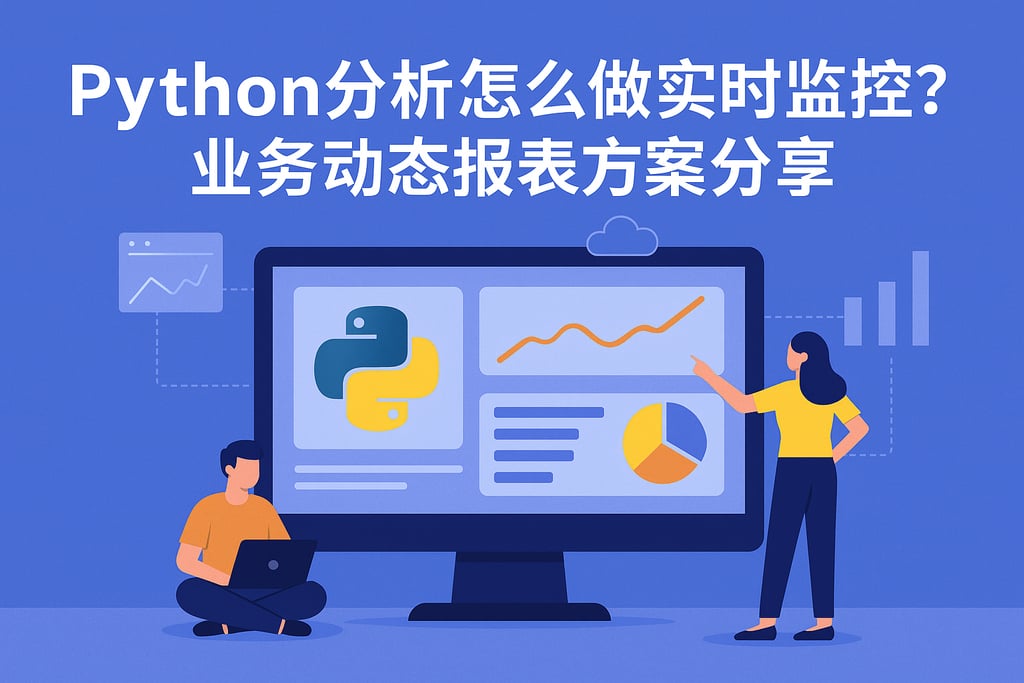 Python分析怎么做实时监控？业务动态报表方案分享