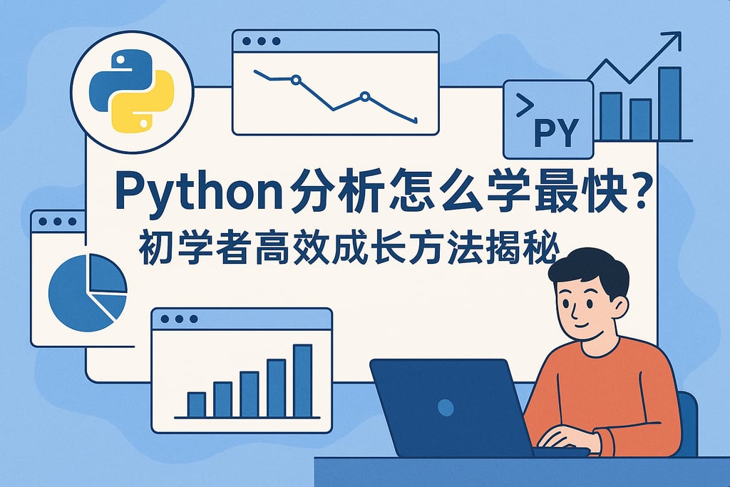 Python分析怎么学最快？初学者高效成长方法揭秘