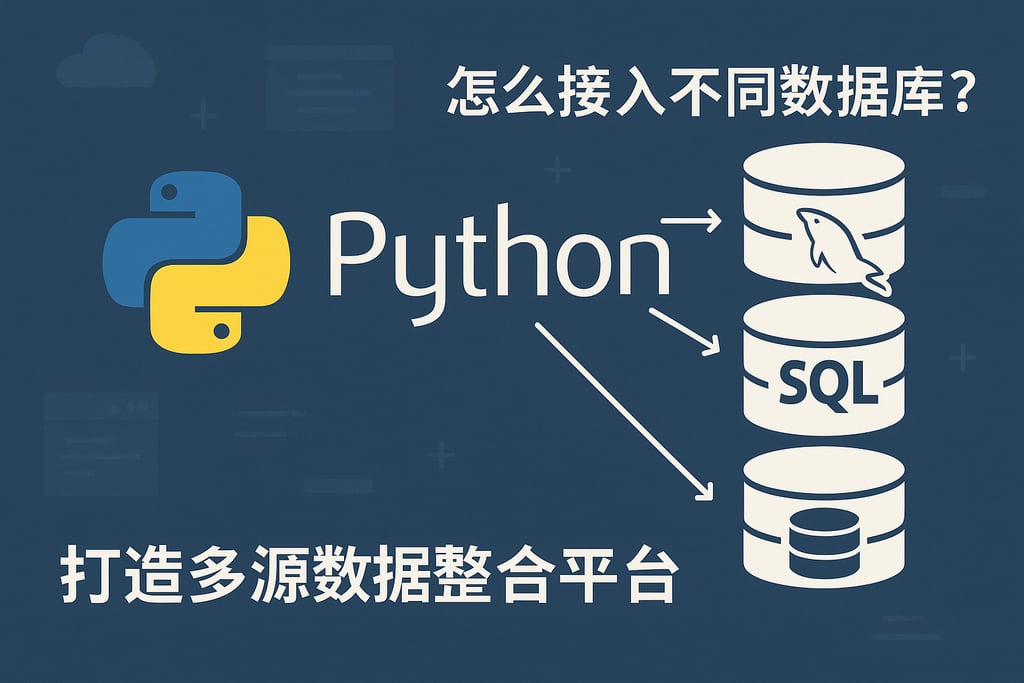 Python分析怎么接入不同数据库？打造多源数据整合平台