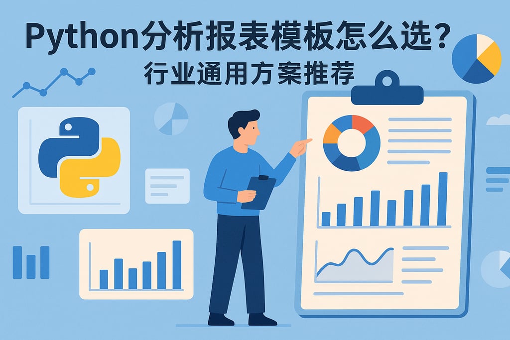 Python分析报表模板怎么选？行业通用方案推荐