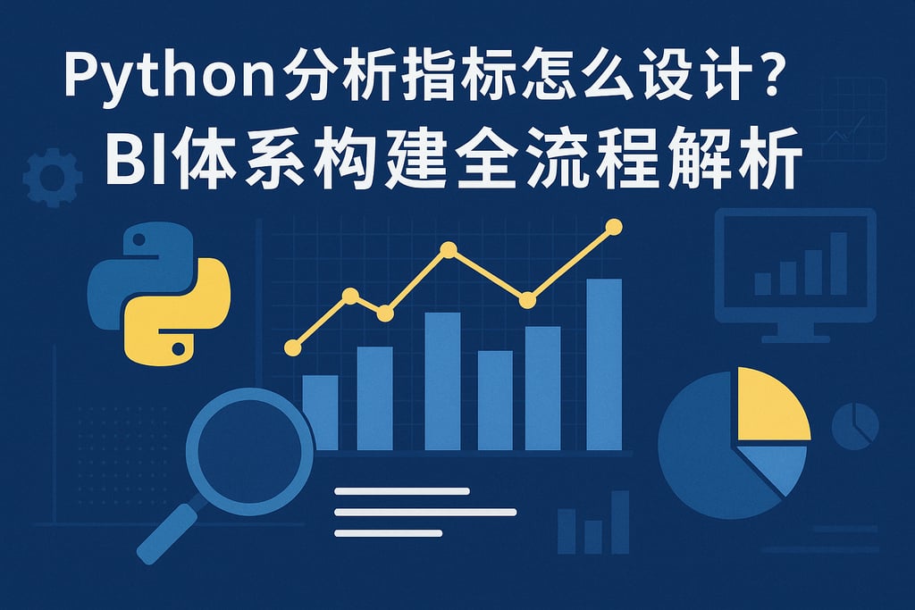 Python分析指标怎么设计？BI体系构建全流程解析