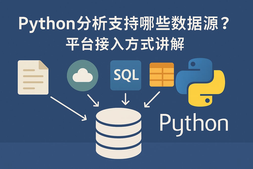 Python分析支持哪些数据源？平台接入方式讲解