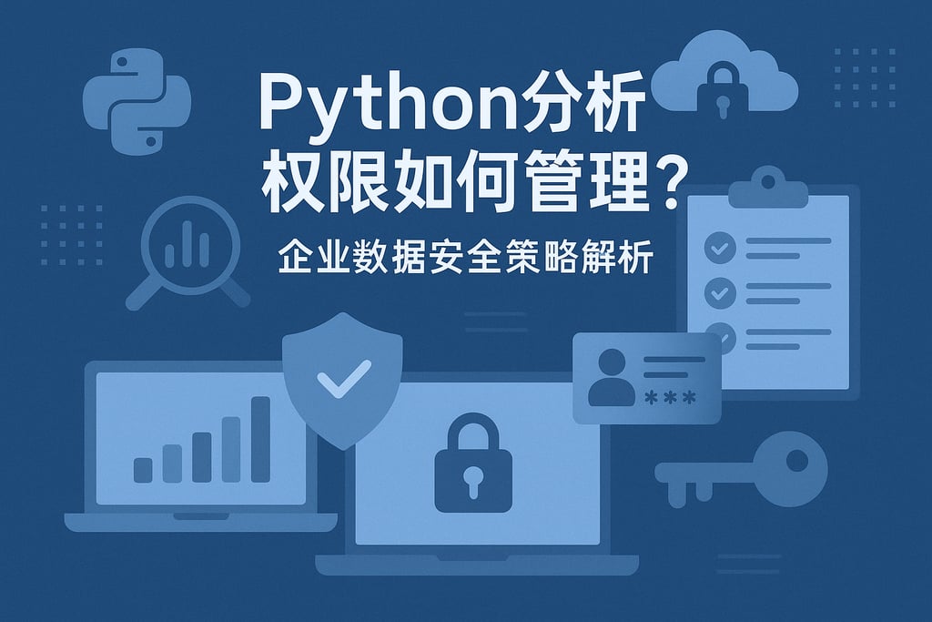 Python分析权限如何管理？企业数据安全策略解析