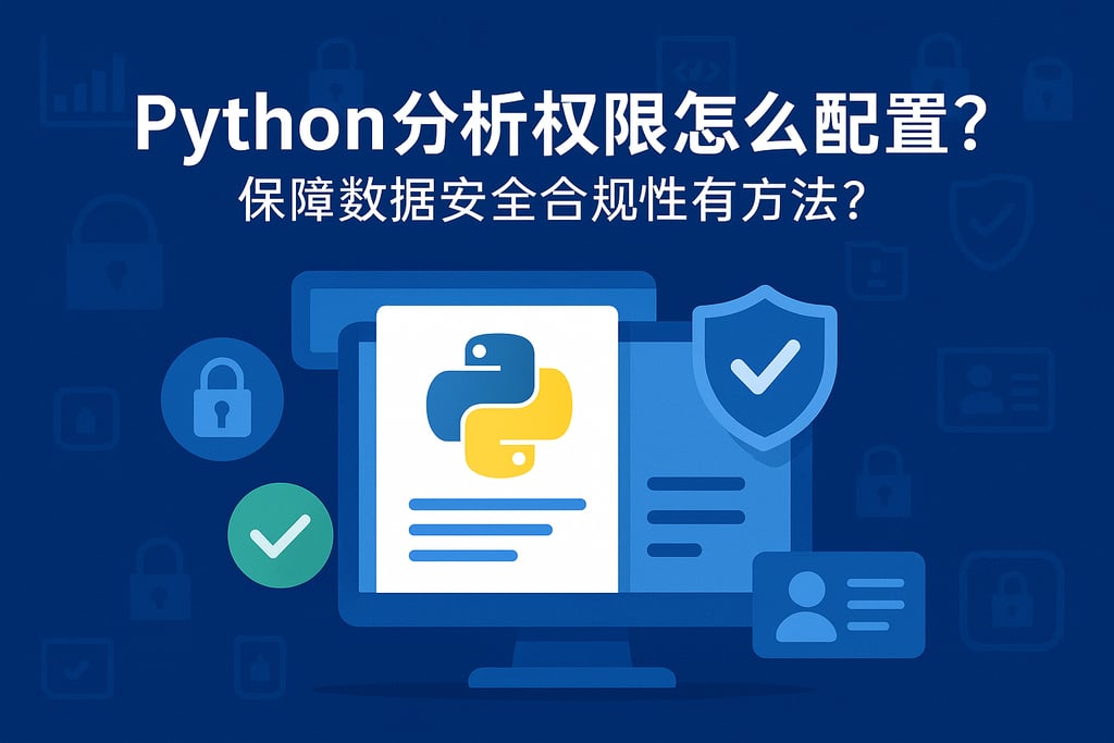 Python分析权限怎么配置？保障数据安全合规性有方法？