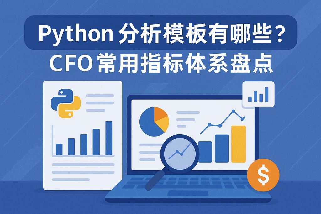 Python分析模板有哪些？CFO常用指标体系盘点