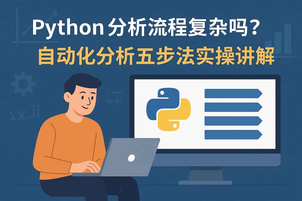 Python分析流程复杂吗？自动化分析五步法实操讲解