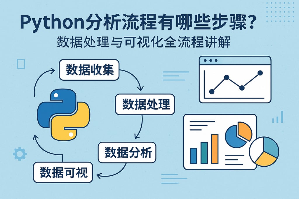 Python分析流程有哪些步骤？数据处理与可视化全流程讲解
