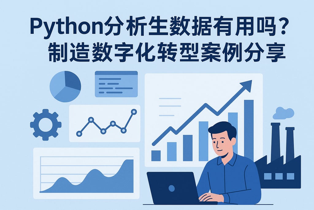 Python分析生产数据有用吗？制造业数字化转型案例分享