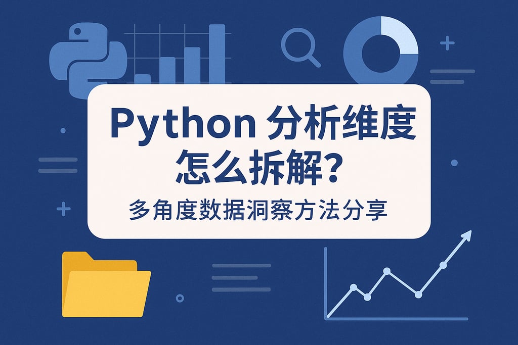 Python分析维度怎么拆解？多角度数据洞察方法分享