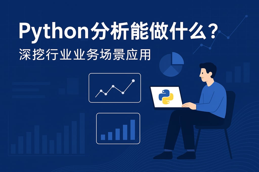 Python分析能做什么？深挖行业业务场景应用