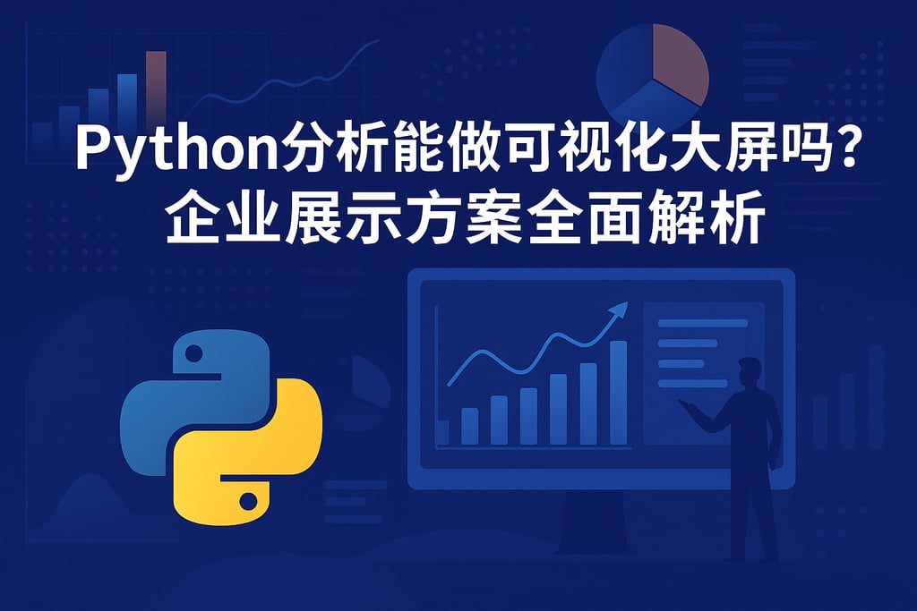 Python分析能做可视化大屏吗？企业展示方案全面解析