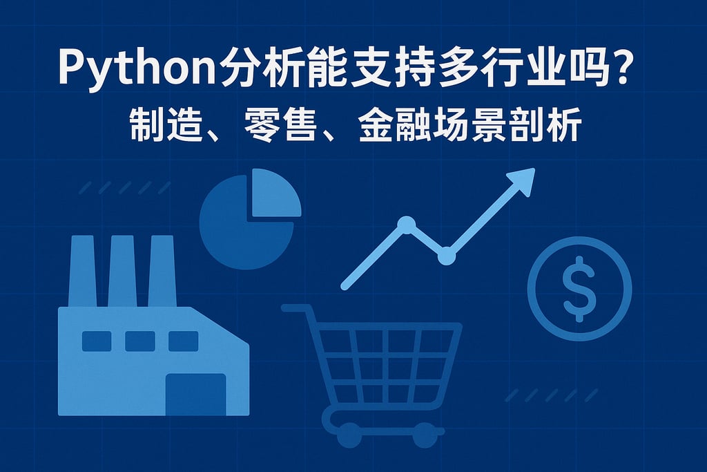 Python分析能支持多行业吗？制造零售金融场景剖析
