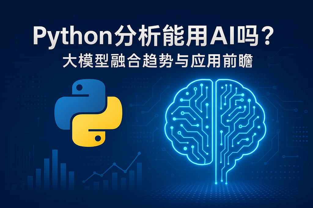 Python分析能用AI吗？大模型融合趋势与应用前瞻