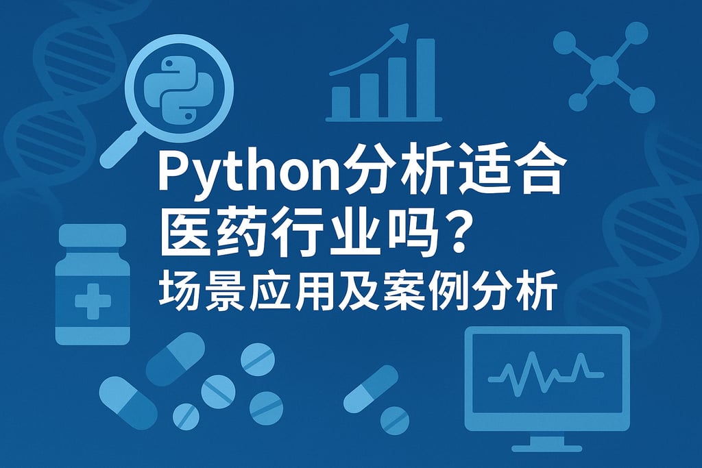 Python分析适合医药行业吗？场景应用及案例分析