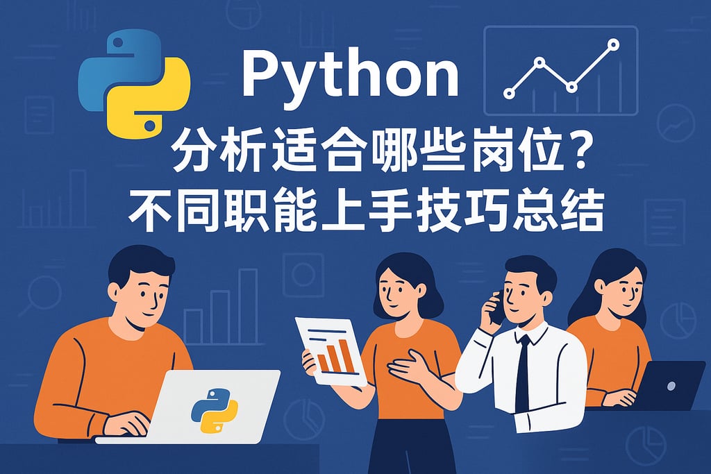 Python分析适合哪些岗位？不同职能上手技巧总结
