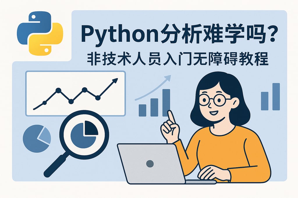 Python分析难学吗？非技术人员入门无障碍教程