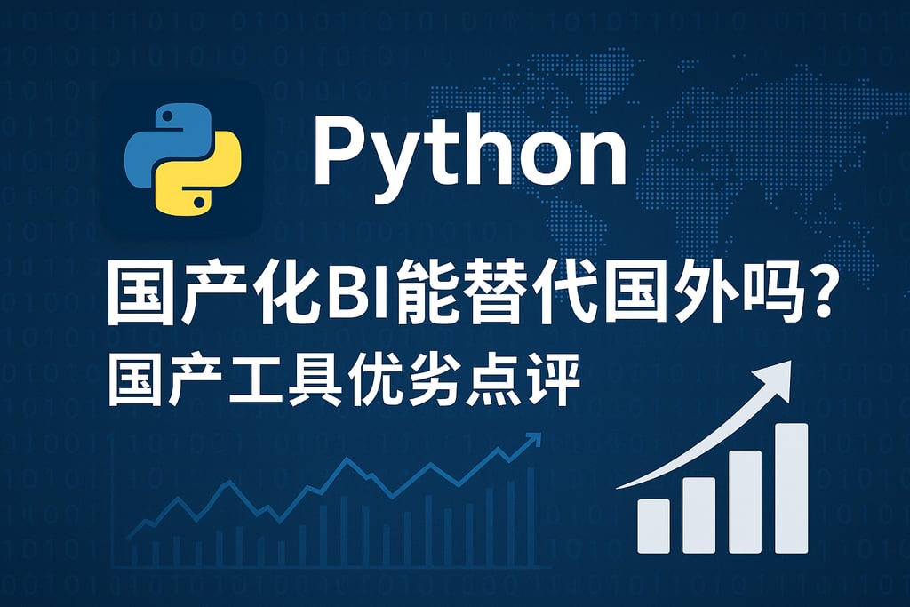 Python国产化BI能替代国外吗？国产工具优劣点评