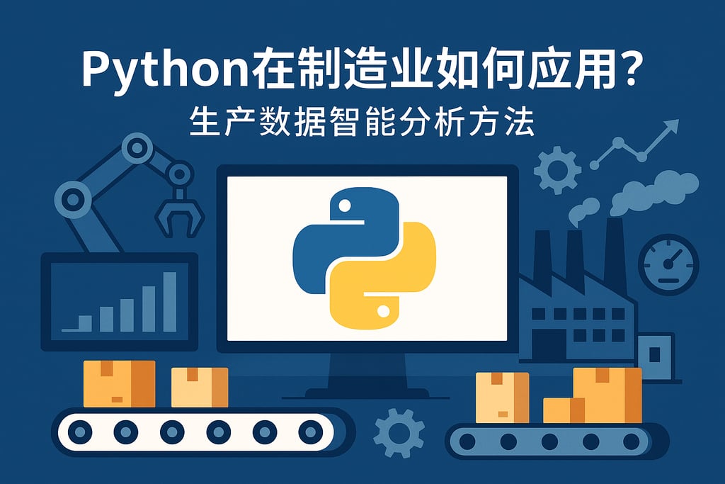 Python在制造业如何应用？生产数据智能分析方法