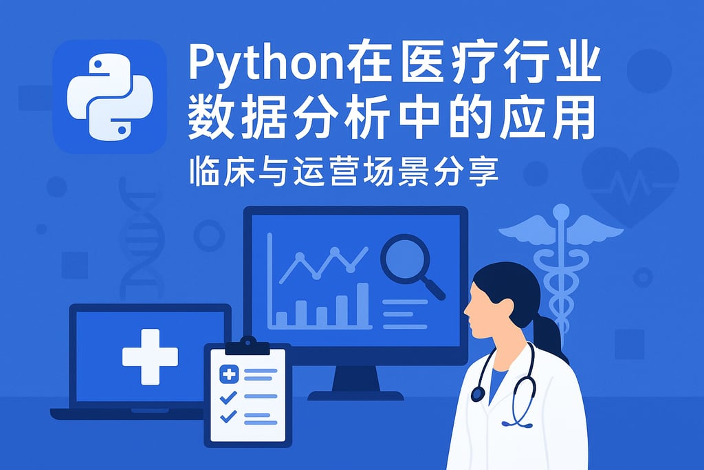 Python在医疗行业数据分析中的应用？临床与运营场景分享