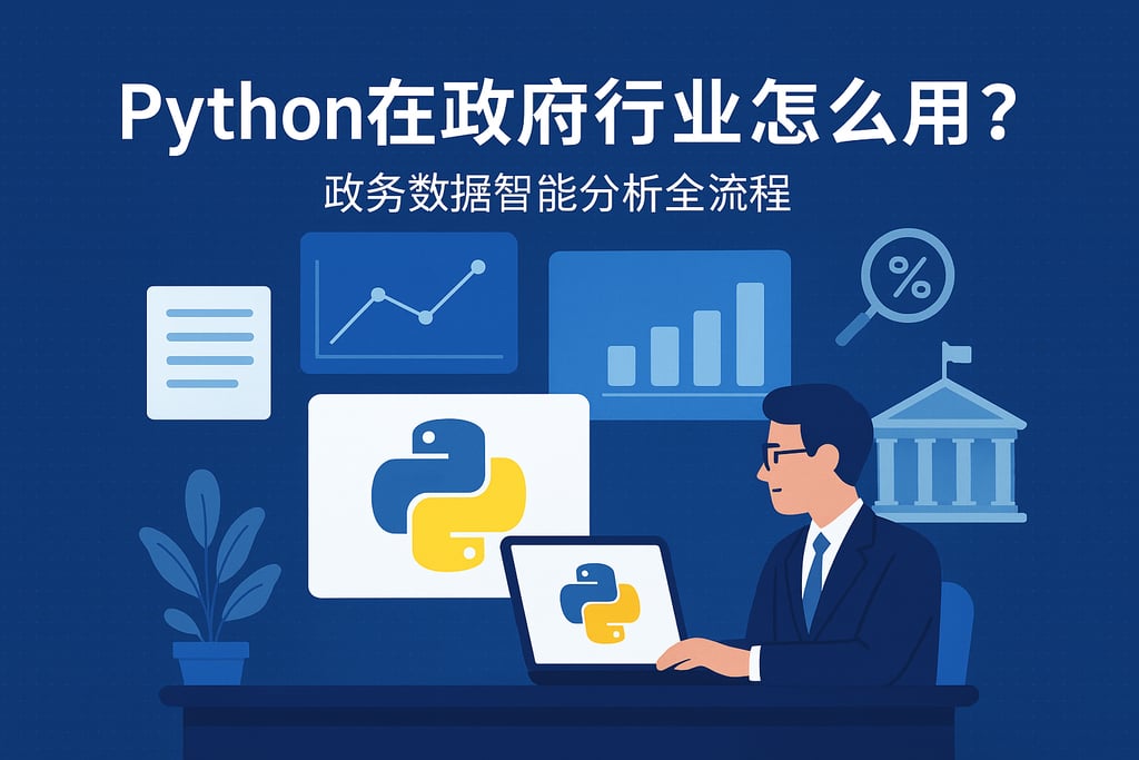 Python在政府行业怎么用？政务数据智能分析全流程