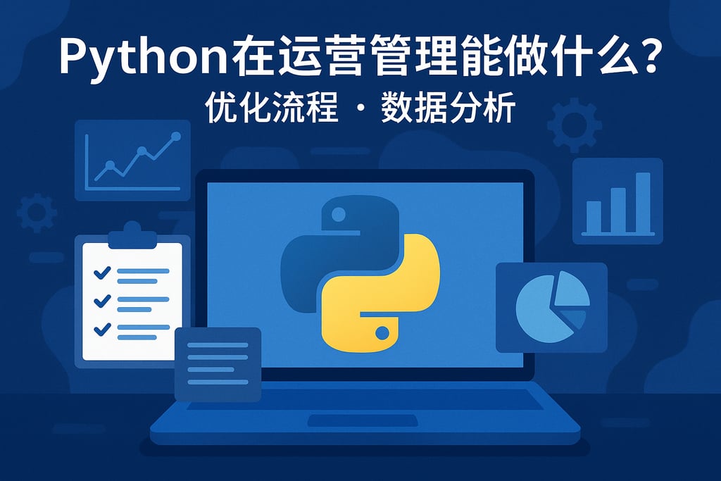 Python在运营管理能做什么？优化流程数据分析