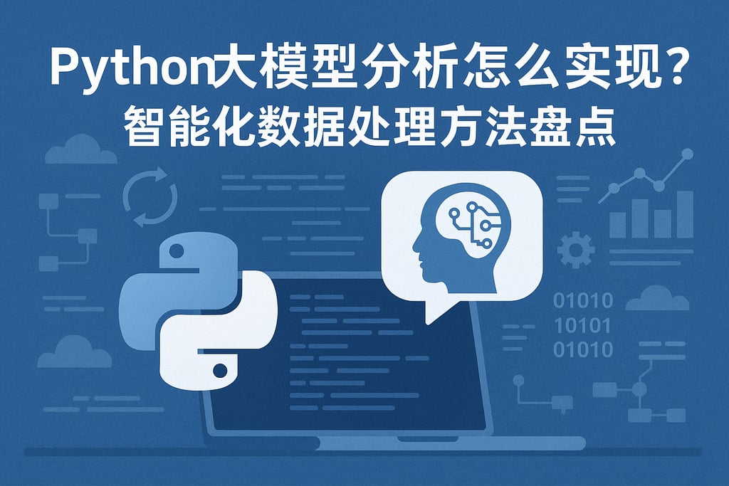 Python大模型分析怎么实现？智能化数据处理方法盘点