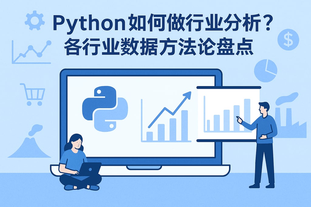 Python如何做行业分析？各行业数据方法论盘点