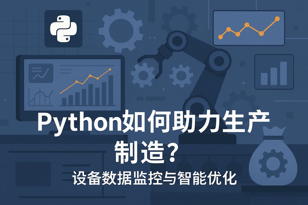 Python如何助力生产制造？设备数据监控与智能优化