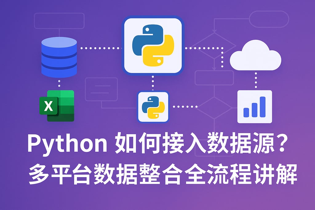 Python如何接入数据源？多平台数据整合全流程讲解