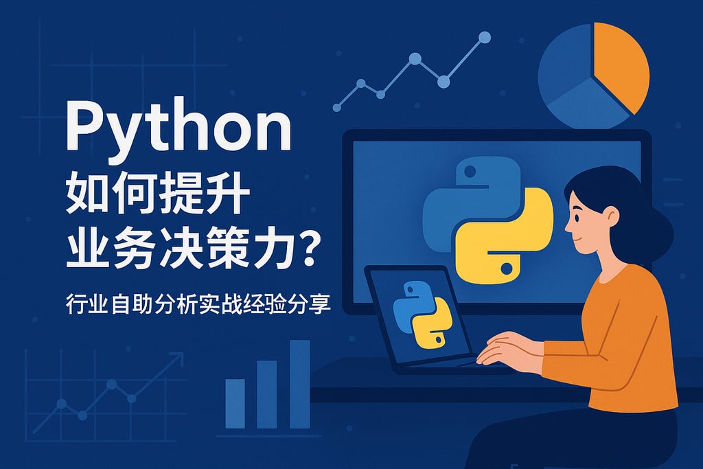 Python如何提升业务决策力？行业自助分析实战经验分享