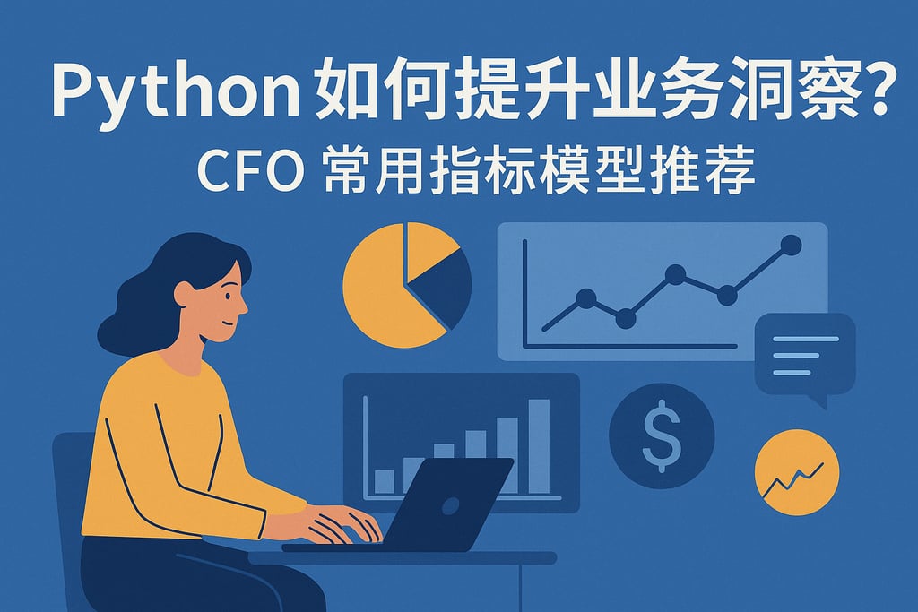 Python如何提升业务洞察？CFO常用指标模型推荐
