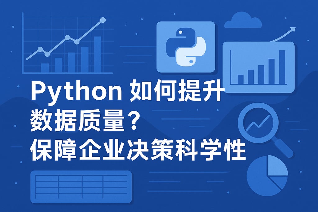 Python如何提升数据质量？保障企业决策科学性