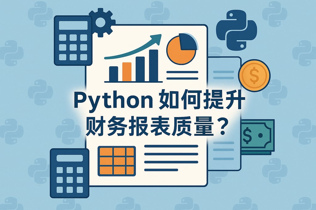 Python如何提升财务报表质量？自动化处理减少人工错误