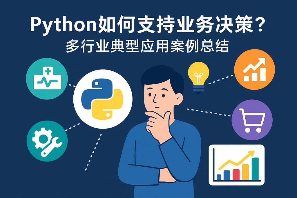 Python如何支持业务决策？多行业典型应用案例总结
