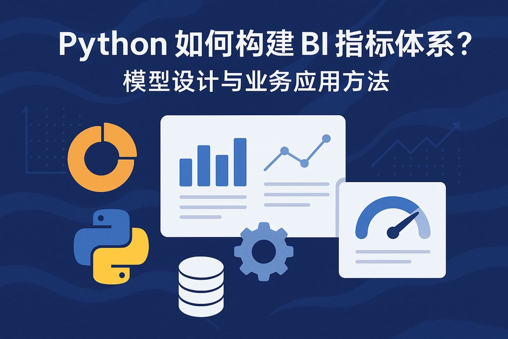 Python如何构建BI指标体系？模型设计与业务应用方法