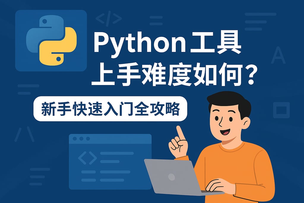 Python工具上手难度如何？新手快速入门全攻略