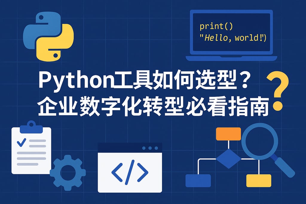 Python工具如何选型？企业数字化转型必看指南