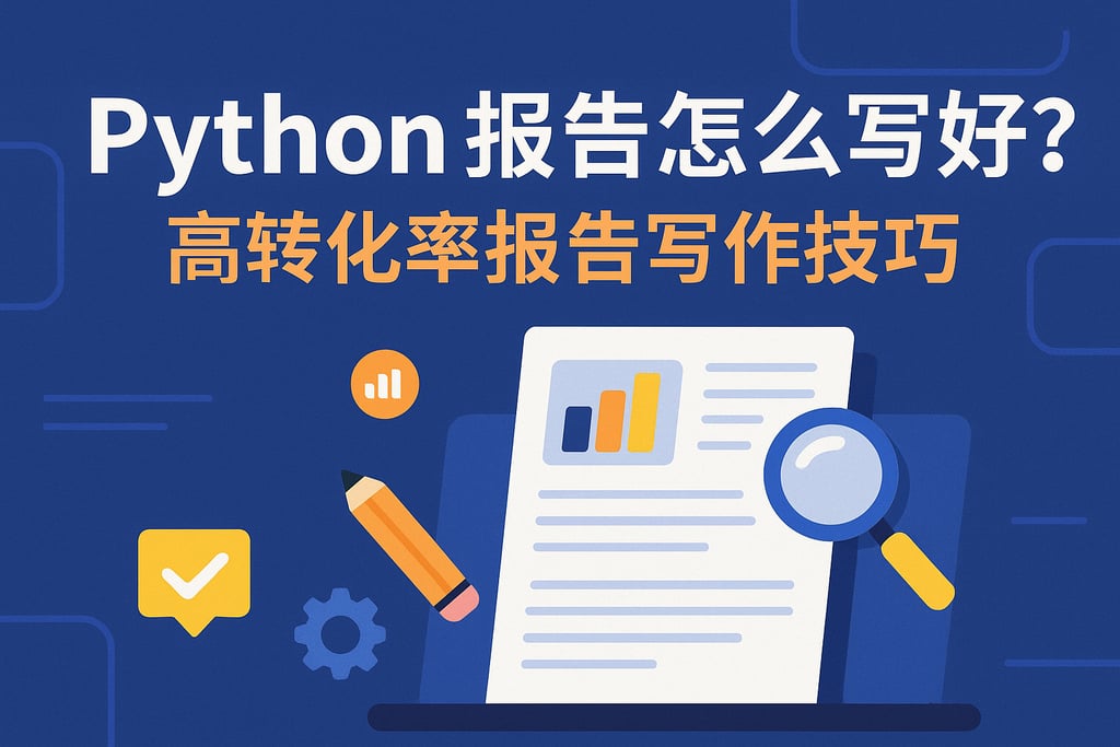 Python报告怎么写好？高转化率报告写作技巧